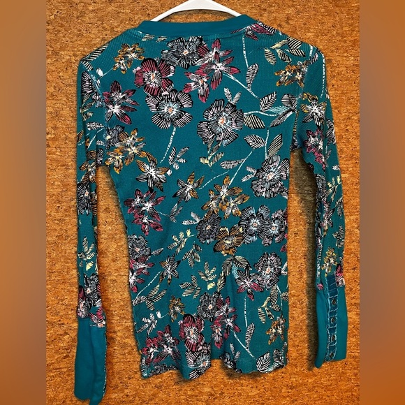Sundance Floral Sketch Blue Flowers Size XS - Picture 6 of 6